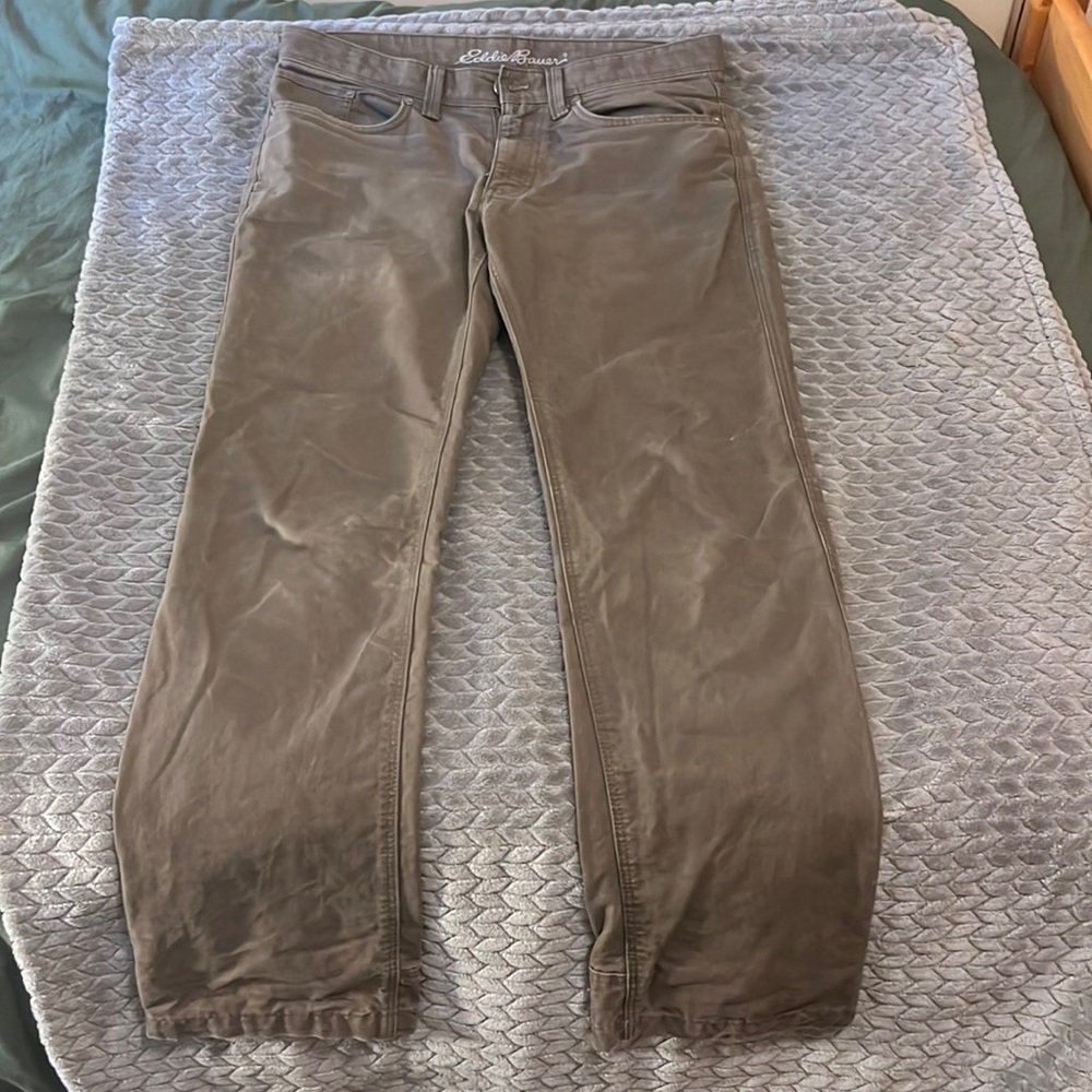 Eddie Bauer Brown Pants 32x32